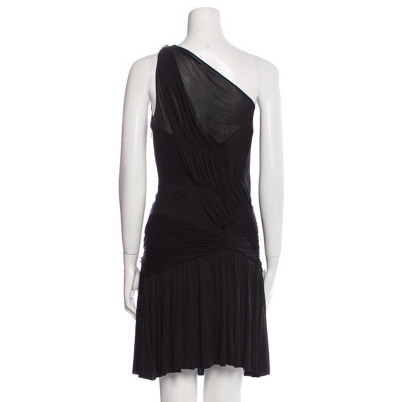 Roberto Cavalli Black One-Shoulder Dress - Picture 2 of 13